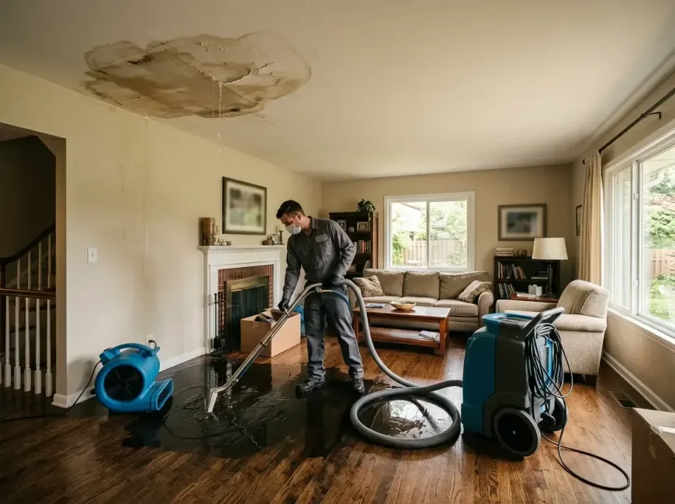 attic-pipe-burst-ceiling-drip-008 — frequently asked questions, Water Damage Restoration & Carpet Care in Camas, WA